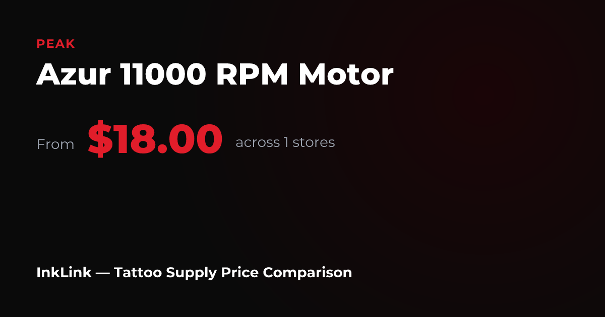 Azur 11000 RPM Motor by Peak – Compare Prices | InkLink